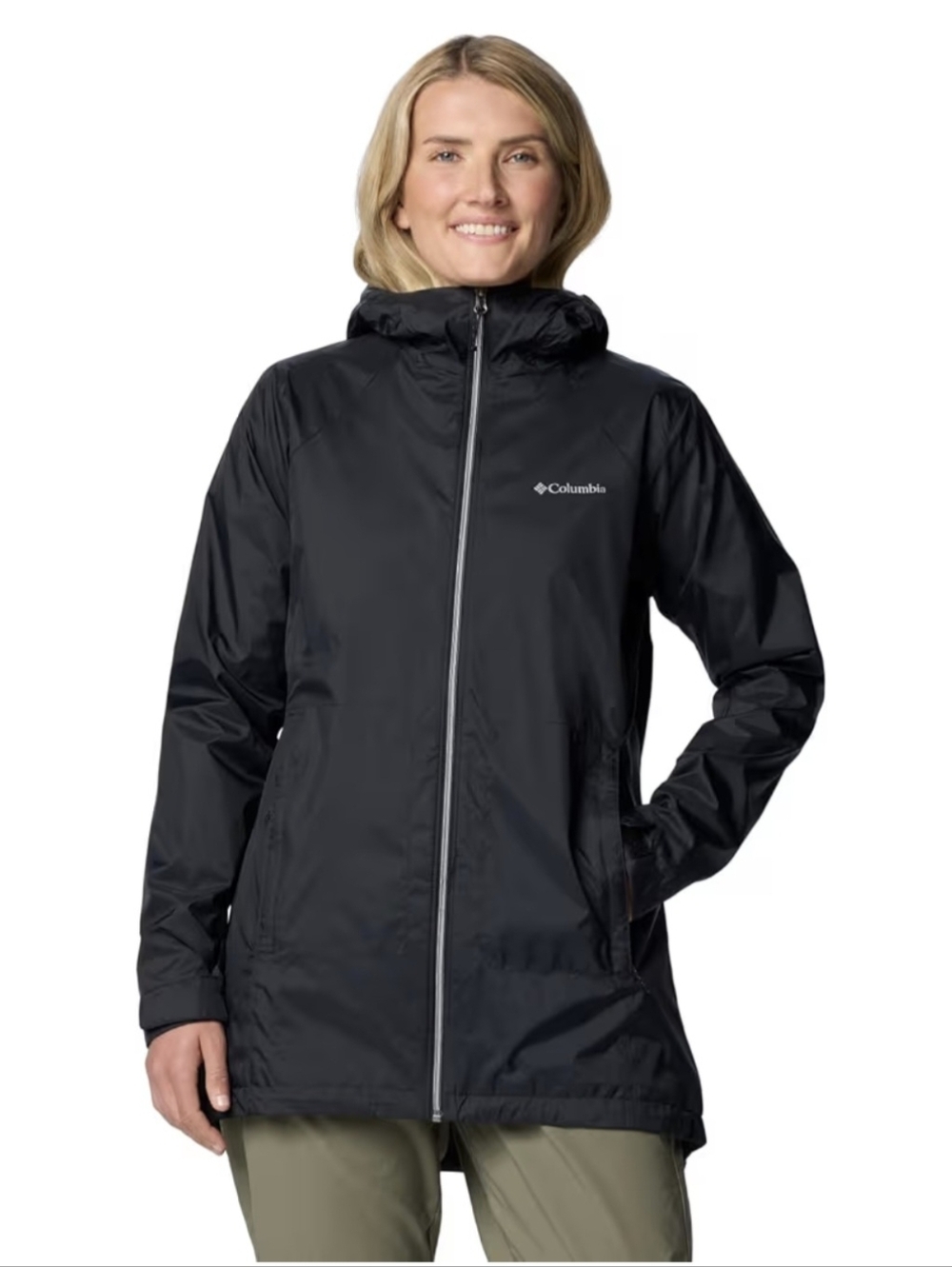 Columbia Women’s Switchback II Lined Long Jacket Black XL